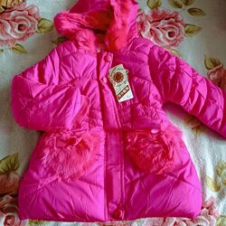 Куртка на дівчинку утеплена Демі, зимова