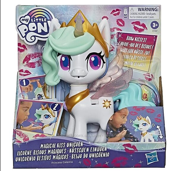 My Little Pony Hasbro Интерактивный единорог Волшебный поцелуй. В нал.