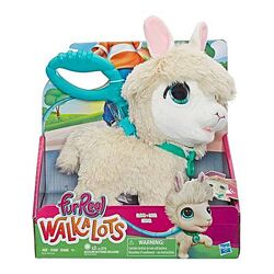 Hasbro FurReal Friends Большой питомец на поводке Лама. В наличии