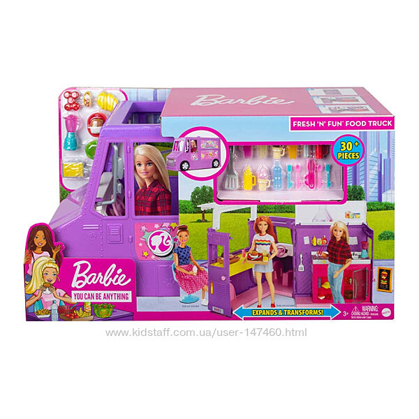 Игровой набор Barbie You can be Кафе на колесах GMW07. В наличии