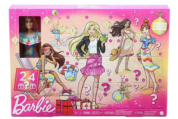 Barbie Адвент-календарь Барби Стиль и Шик Barbie Advent Calendar GXD64