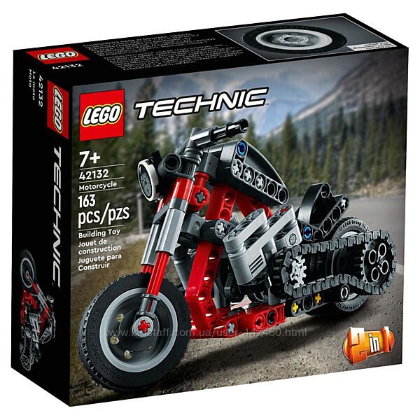 Lego Technic 42132 Мотоцикл. В наличии