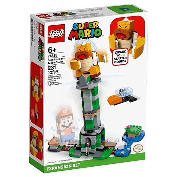 Lego Super Mario 71388 Дополн. набор Падающая башня босса братца-сумо