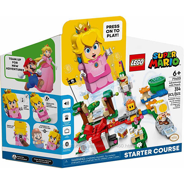 Lego Super Mario 71403 Приключения вместе с Пич. В наличии