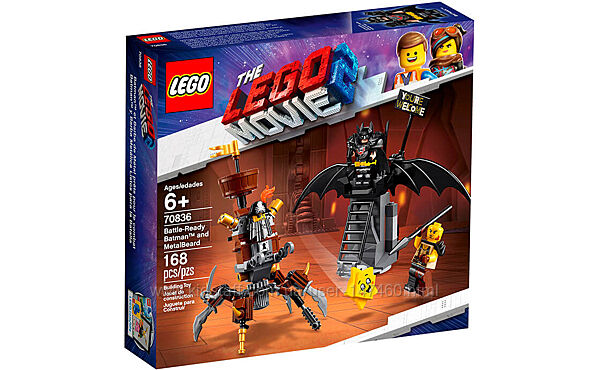Lego Movie 2 70836 Бэтмен и Железная Борода К бою готовы. В наличии