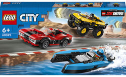 Lego City 60395 Комбинированный гоночный набор Сити. В наличии