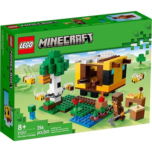 Lego Minecraft 21241 Пчелиный коттедж. В наличии