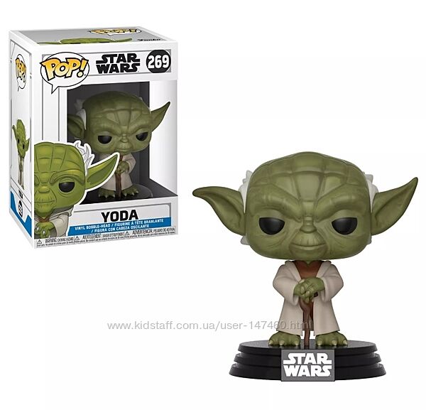 Игровая фигурка Funko Pop Звездные войны Мастер Йода В наличии