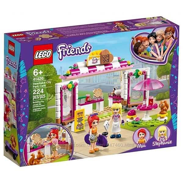 Lego Friends 41426 Кафе в парке в Хартлейк-Сити. В наличии
