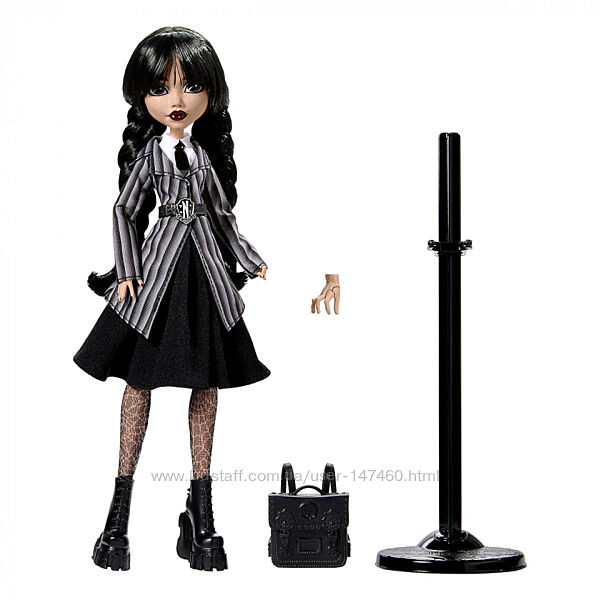 Коллекционная кукла Monster High Венздей в школьной форме. В наличии