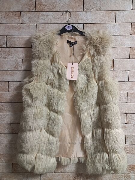 Меховый жилет missguided