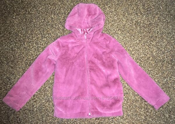 Меховая теплая кофта бомбер на молнии pepperts. 9-10 лет.
