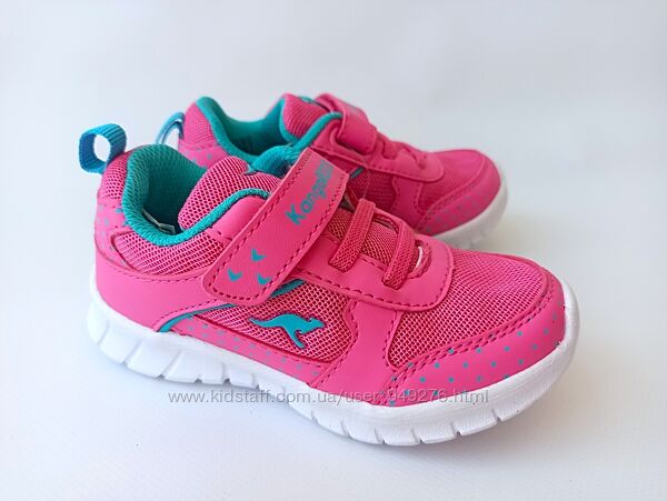 Кросівки дитячі для дівчинки kangaroos 02036/6056 рожеві 26