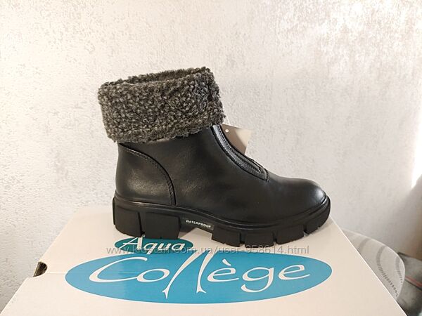 Жіночі водонепроникні черевики женские ботинки Aqua College. USA.