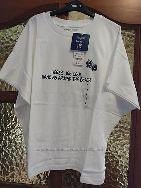 Футболка uniqlo юникло short sleeve graphic t-shirt