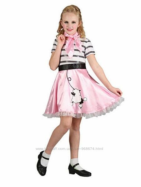 Дитяча карнавальна сукня з пуделем на 5-7 років 
