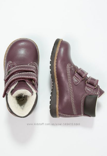 Кожаные зимние ботинки Primigi Aspy, размеры 26 и 27 Натуральная шерсть.
