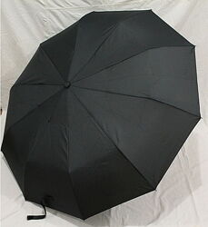  Зонт складной мужской с прямой ручкой черный S. L. Венгрия