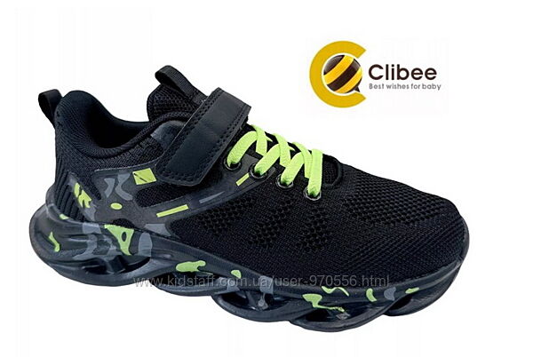 Кроссовки качественные Clibee дышащие текстиль 34и 35р