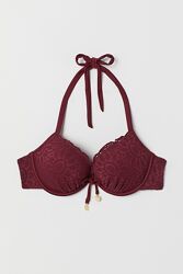 Кружевной верх от купальника с супер push up от hm размер 75a