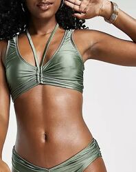 Верх от купальника, топ цвета хаки от Asos