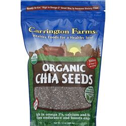 Семена чиа Carrington Farms Chia Seeds, 907 гр из США