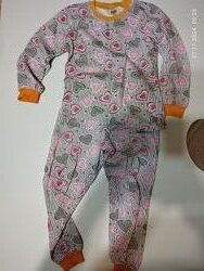 Тепла піжама з начесом 6-7років