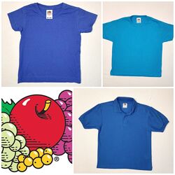 Классические футболки и поло, бренд Fruit of the loom На 92, 104,116 см.  