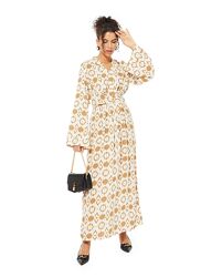 Шикарное длинное молочное платье River island 