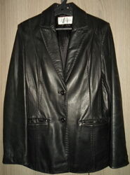куртка пиджак женская кожаная J. Taylor размер EUR-40 UK-12