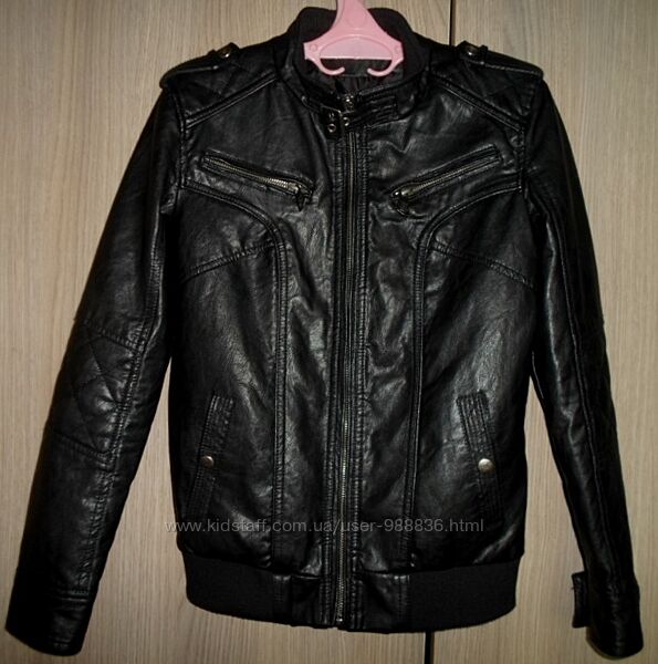 куртка курточка Leone эко-кожа размер 42-44 евро 36