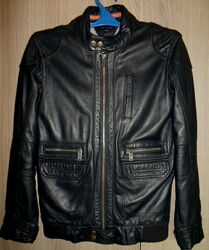 куртка курточка бомбер кожаная Tommy Hilfiger размер 46