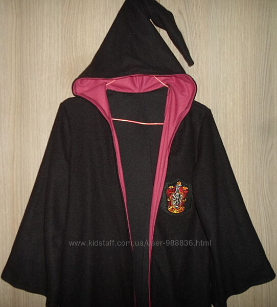 Мантия плащ флисовый Gryffindor Гарри Потер рост 150-160