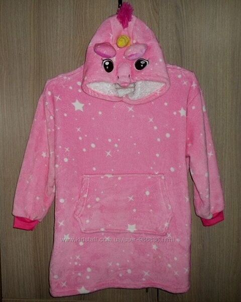 Домашняя кофта флисовая теплая размер S/M UK-10/12 EUR-36/38