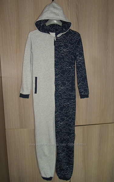 Пижама комбинезон слип х/б на 11-12 лет рост 146-152