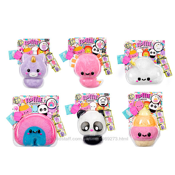 Іграшка антистрес, big, fluffie  stuffiez,  антистресс, единорог, mga