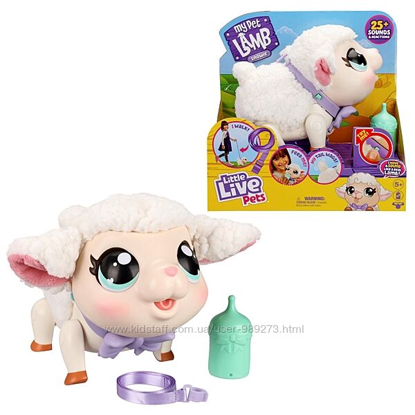 Little live,  my pet lamb, интерактивный ягнёнка,  поросенок,  moose, 