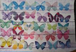 Бабочки шифоновые