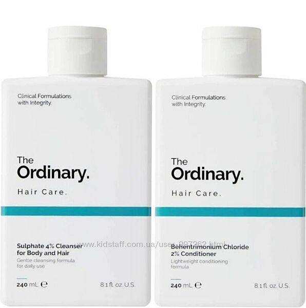 THE Ordinary Sulphate Очищающее средство для тела и волос и кондиционер 
