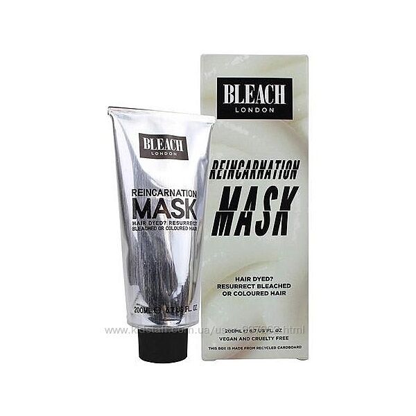 Bleach London відновлювальна маска для фарбованого та пошкодженого волосся