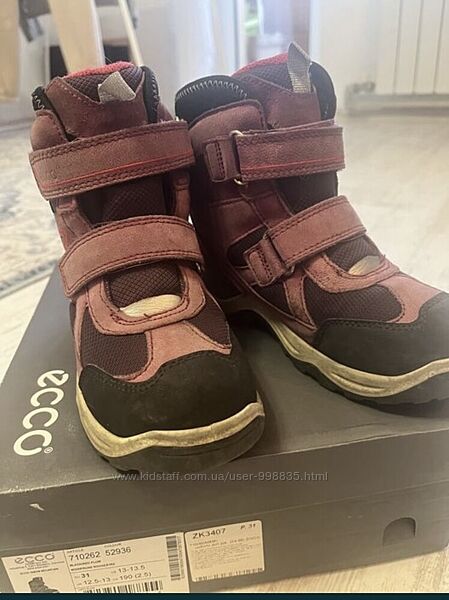 Зимові чоботи ecco mountain, розмір 31
