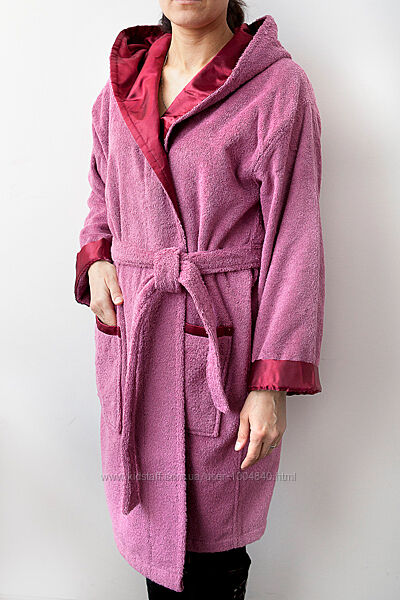 Халат махровый с капюшоном 