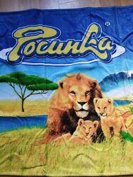 Полотенце большое велюровое