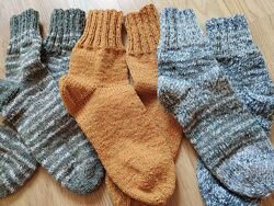 Носки вязанные шерстяные