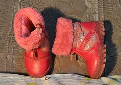 Зимние сапоги зимові чоботи на дівчинку девочку 22 р стелька 14,5 см