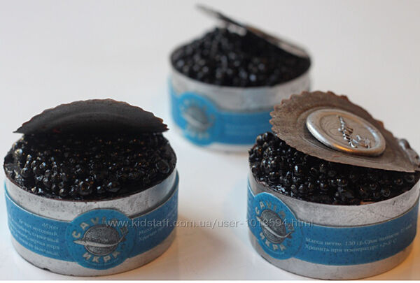 Пирожное Чёрная икра и Красная икра Виктория Углева