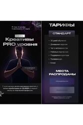 Креативы Pro уровня. Тариф Стандарт Ростислав Кулешов