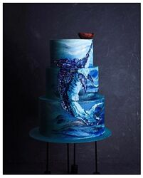 Как научиться рисовать на тортах tapioka. cake