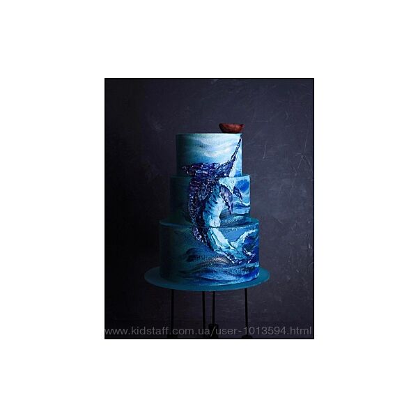 Как научиться рисовать на тортах tapioka. cake