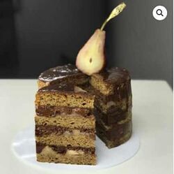 Мария Манахова Торт Ягодное печенье Груша Карамельный Крем Брюле